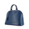 Louis Vuitton Alma medium model handbag in blue epi leather - 00pp thumbnail