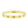 Bracelet Cartier Love en or jaune, taille 17 - 00pp thumbnail