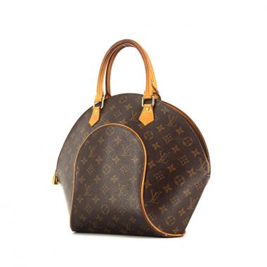 Louis Vuitton Ellipse large model handbag in monogram canvas and natural leather