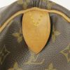 Bolsa de viaje Louis Vuitton Keepall 60 cm en lona Monogram y cuero natural - Detail D3 thumbnail