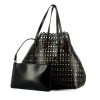 Alaia Mina handbag in black leather - Detail D2 thumbnail
