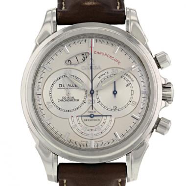 Orologio Omega De Ville Chronographe Co-Axial in acciaio Ref :  4850.30.37 Circa  2000