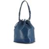 Bolso zurrón Louis Vuitton Grand Noé en cuero Epi azul - 00pp thumbnail