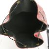 Louis Vuitton petit Noé small handbag in red epi leather and black leather - Detail D2 thumbnail