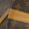 Bolsa de viaje Louis Vuitton Keepall 55 cm en lona Monogram revestida y cuero natural - Detail D4 thumbnail