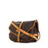 Louis Vuitton Saumur small model shoulder bag in monogram canvas and natural leather - 00pp thumbnail