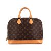 Louis Vuitton Alma handbag in monogram canvas and natural leather - 360 thumbnail