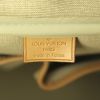 Borsa Louis Vuitton Deauville in tela monogram cerata marrone e pelle naturale - Detail D3 thumbnail