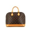 Louis Vuitton Alma handbag in monogram canvas and natural leather - 360 thumbnail