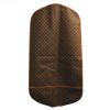 Funda protectora para ropa Louis Vuitton en lona Monogram revestida marrón y cuero natural - Detail D1 thumbnail
