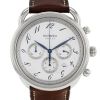 Hermes Arceau Chrono watch in stainless steel Ref:  AR4.910 Circa  2010 - 00pp thumbnail