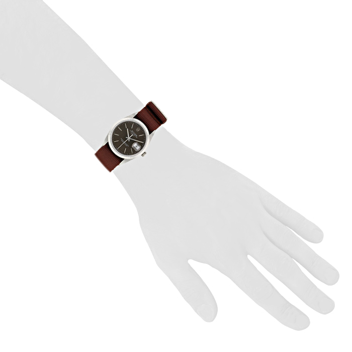 Reloj Rolex Oyster Perpetual Date de acero Ref :  15200 Circa  1977 - Detail D1