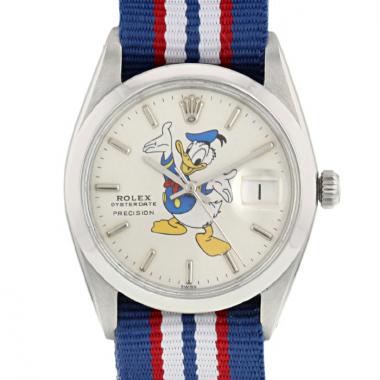 Reloj Rolex Oyster Date Precision de acero Ref :  6694 Circa  1986