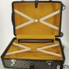 Goyard Bourget suitcase in monogram canvas and black leather - Detail D3 thumbnail