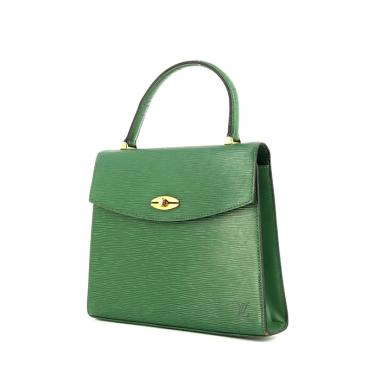 Bolso de mano Louis Vuitton en cuero Epi verde