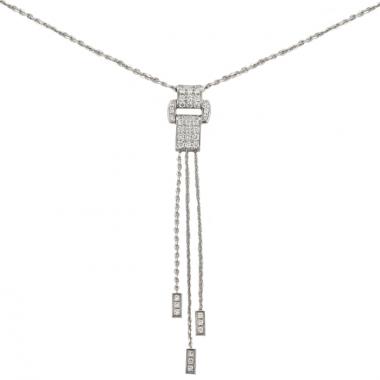 Collar Piaget Protocole en oro blanco y diamantes