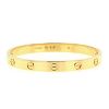 Cartier Love bracelet in yellow gold, size 16 - 00pp thumbnail