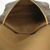 Louis Vuitton Saumur handbag in brown monogram canvas and natural leather - Detail D2 thumbnail