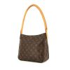 Borsa Louis Vuitton Looping modello medio in tela monogram marrone e pelle naturale - 00pp thumbnail