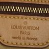 Sac à main Louis Vuitton Looping moyen modèle en toile monogram marron et cuir naturel - Detail D3 thumbnail