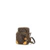 Borsa bisaccia Louis Vuitton Amazone in tela monogram marrone e pelle naturale - 00pp thumbnail
