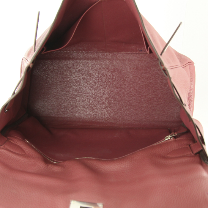 Borsa Hermes Kelly 40 cm in pelle togo Bois de Rose - Detail D3
