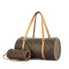 Borsa Louis Vuitton Papillon in tela monogram e pelle naturale - 00pp thumbnail