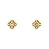 Van Cleef & Arpels Alhambra earrings in yellow gold and diamonds - 00pp thumbnail