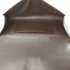 Hermes Médor pouch in dark brown box leather - Detail D2 thumbnail