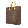 Shopping bag Louis Vuitton Sac Plat in tela monogram cerata e pelle naturale - 00pp thumbnail