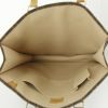 Shopping bag Louis Vuitton Sac Plat in tela monogram cerata e pelle naturale - Detail D2 thumbnail