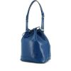 Louis Vuitton Grand Noé shopping bag in blue epi leather - 00pp thumbnail