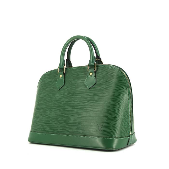 Alto leather handbag Louis Vuitton Green in Leather - 37977670