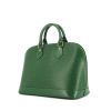 Louis Vuitton Alma medium model handbag in green epi leather - 00pp thumbnail