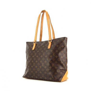 Bolso Cabás Louis Vuitton Mezzo en lona Monogram y cuero natural