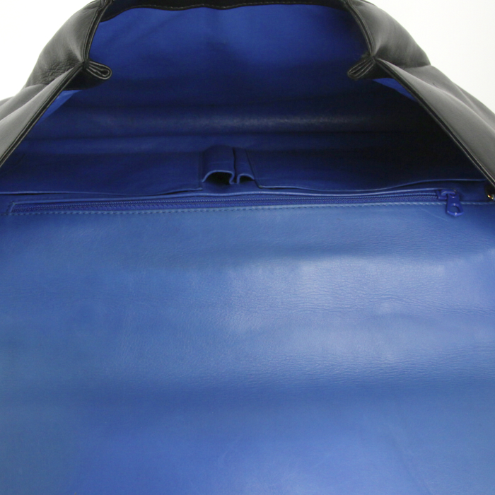 Borsa portadocumenti Cartier Panthère modello piccolo in pelle nera - Detail D2