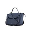 Celine Belt handbag in dark blue grained leather - 00pp thumbnail