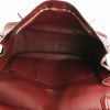 Hermes Jypsiere messenger bag in burgundy togo leather - Detail D2 thumbnail