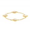 Van Cleef & Arpels Pure Alhambra bracelet in yellow gold and mother of pearl - 360 thumbnail