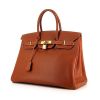 Hermes Birkin 35 cm handbag in gold epsom leather - 00pp thumbnail