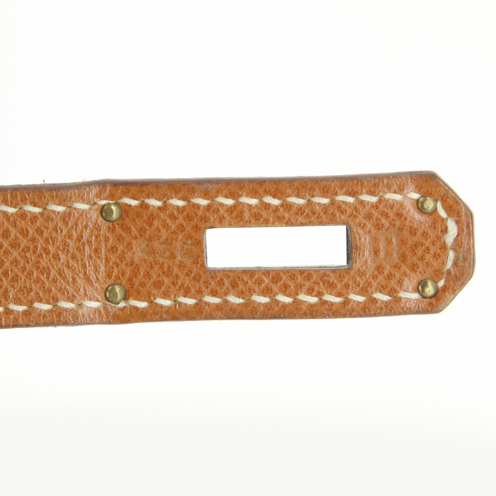 Borsa Hermes Birkin 35 cm in pelle Epsom gold - Detail D4