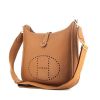 Hermes Evelyne medium model shoulder bag in gold togo leather - 00pp thumbnail