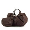 Dior Soft Babe handbag in brown leather - 00pp thumbnail