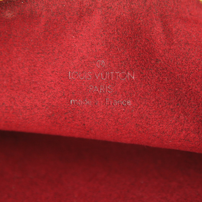 Pochette Louis Vuitton Pochette accessoires en toile monogram multicolore blanche et cuir naturel - Detail D3