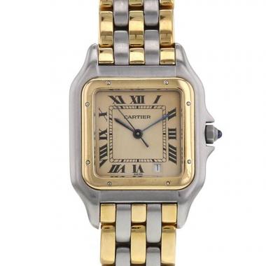 Reloj Cartier Panthère de oro y acero Circa  1990
