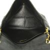 Chanel Timeless jumbo handbag in black coated canvas - Detail D2 thumbnail