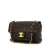 Chanel Timeless jumbo handbag in brown quilted leather - 00pp thumbnail