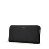 Saint Laurent wallet in black grained leather - 00pp thumbnail