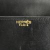 Hermes Drag handbag in black box leather - Detail D3 thumbnail