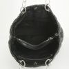 Dior Lady Dior shopping bag in black leather cannage - Detail D2 thumbnail
